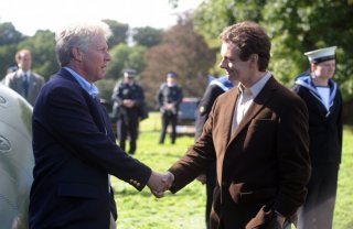 Dennis Quaid e Michael Sheen in una immagine del film I due presidenti (The Special Relationship)