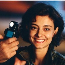 Elena Arvigo sul set di Bonjour Michel