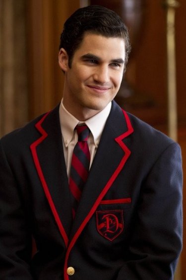 Darren Criss in una scena dell'episodio Special Education di Glee