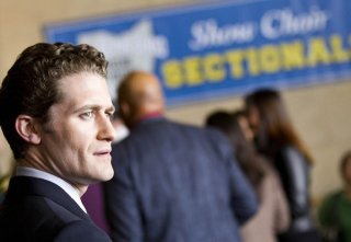 Matthew Morrison in una scena dell'episodio Special Education di Glee