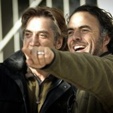Inarritu e Bardem sul set del film Biutiful