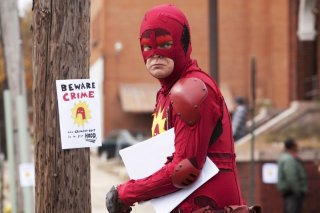 Un irresistibile Rainn Wilson in Super