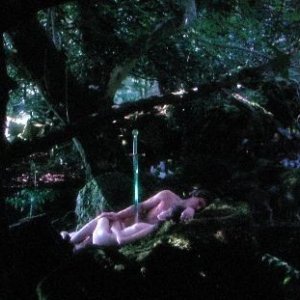 Una scena del classico di John Boorman Excalibur