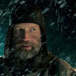 Jorma Tommila in una scena del film Rare Exports: A Christmas Tale, del 2010