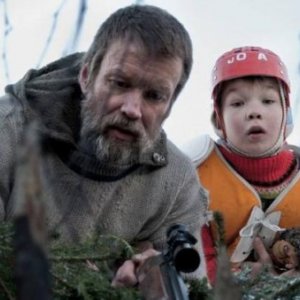 Jorma Tommila recita col figlio Onni Tommila nel film Rare Exports: A Christmas Tale, del 2010