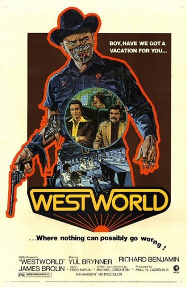 Poster originale per  Il mondo dei robot (Westworld)