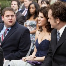 Jonah Hill con Marisa Tomei e John C. Reilly nel film Cyrus