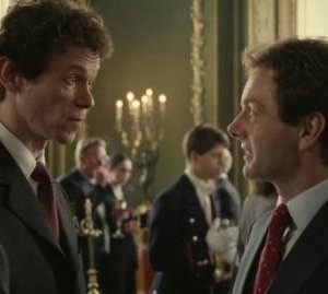 Michael Sheen in una sequenza del film I due presidenti