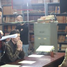 Nicolangelo Gelormini sul set di 'Reset'.