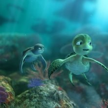 Una sequenza del film d'animazione Le avventure di Sammy - Il passaggio segreto