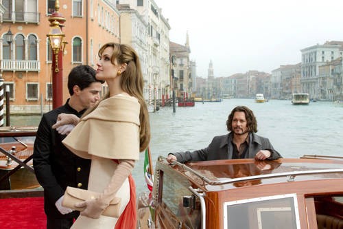 Johnny Depp e Angelina Jolie a Venezia per il film The Tourist