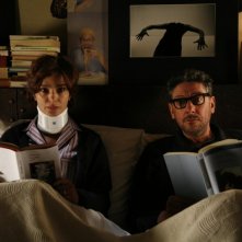 Laura Morante e Sergio Castellitto in una scena del film La bellezza del somaro