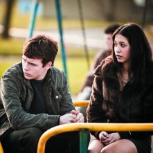 Niall Bruton con Therese Bradley in una scena dell'horror scozzese Outcast