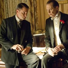Shea Whigham e Steve Buscemi in una scena dell'episodio A Return to Normalcy di Boardwalk Empire