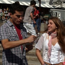 Alessandro Cacelli e Laura Esquivel in un'immagine di Natale in Sudafrica