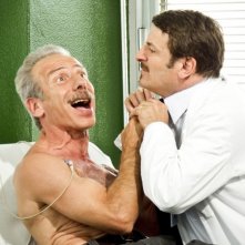 Govanni e Giacomo in una scena de La banda dei Babbi Natale