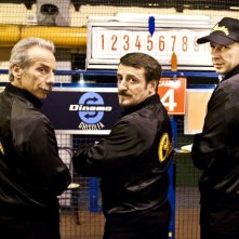 Govanni, Giacomo e Aldo in una scena de La banda dei Babbi Natale