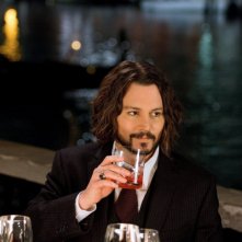 Johnny Depp in un'immagine del thriller The Tourist