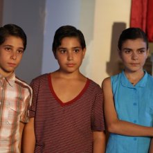 Matteo Basso, Amedeo Angelone e Francesca D'Amico nel film Un giorno della vita