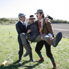 Gianfelice Imparato, Sergio Castellitto e Marco Giallini in una scena del film La bellezza del somaro