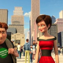 Roxanne Ritchi in una scena del film Megamind