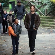 Silvio Muccino con Michael Rainey in una immagine del film Un altro mondo