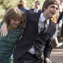 Lena Lauzemis ed August Diehl in una scena di Wer wenn nicht wir, biopic dedicato alla terrorista Gudrun Ensslin