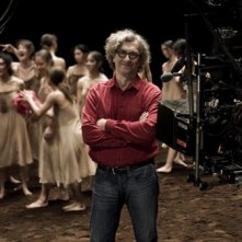 Wim Wenders sul set del coreografico 'Pina'