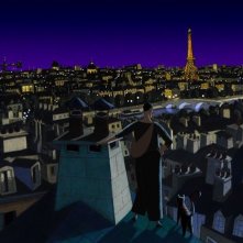 Uno scenario notturno per Une vie de chat