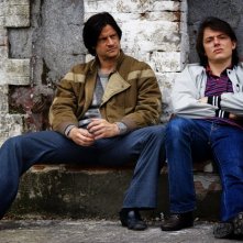 Andrea Sartoretti in una scena del nono episodio di Romanzo Criminale 2