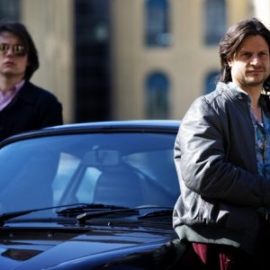 Andrea Sartoretti in una scena dell'ultimo episodio di Romanzo Criminale 2