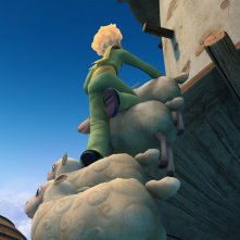 Il protagonista in azione nella serie d'animazione Il Piccolo Principe