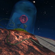 La Rosa e la lettera in una scena della serie Il Piccolo Principe