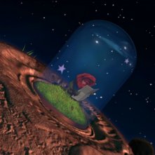 La Rosa legge la lettera in una scena della serie Il Piccolo Principe