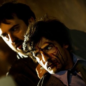 Marco Bocci (Commissario Scialoja) in una scena del nono episodio di Romanzo Criminale 2