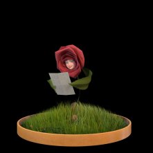 Un'immagine promozionale di Rosa dalla serie animata Il Piccolo Principe