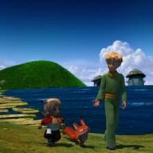 Una simpatica comitiva in una scena della serie Il Piccolo Principe