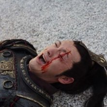 Huang Xiaoming in una scena del combattimento nel film Sacrifice