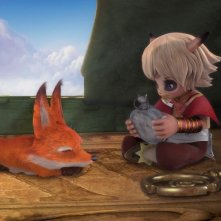 Volpe e Caracatus in una scena della serie Il Piccolo Principe