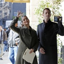 Cote de Pablo e Sean Murray in una sequenza dell'episodio False Witness di NCIS