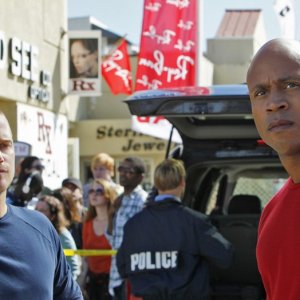 LL Cool J e Chris O'Donnell in una scena dell'episodio Disorder di NCIS: Los Angeles