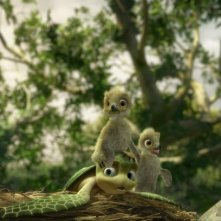 Il tartarughino marino in una tenera immagine del film d'animazione Le avventure di Sammy - Il passaggio segreto