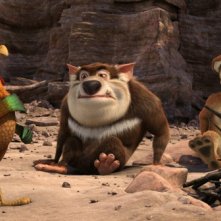 Charles con Smiley e Toby nel film Animals United