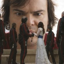 Jack Black, maestoso protagonista del film I fantastici viaggi di Gulliver in 3D