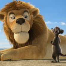 Sokrates e Billy in una scena del film Animals United