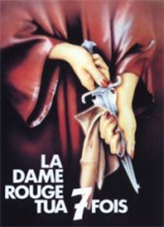 Locandina francese del film La dama rossa uccide sette volte