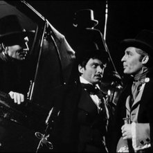 Umberto Raho con Silvano Tranquilli e Georges Rivière in una scena del film Danza Macabra