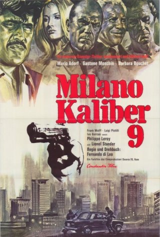Locandina tedesca del film Milano calibro 9