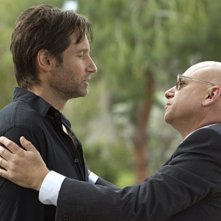 David Duchovny ed Evan Handler nell'episodio Exile on Main St., premiere della stagione 4 di Californication