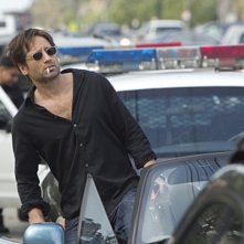 David Duchovny nell'episodio Exile on Main St., premiere della stagione 4 di Californication
